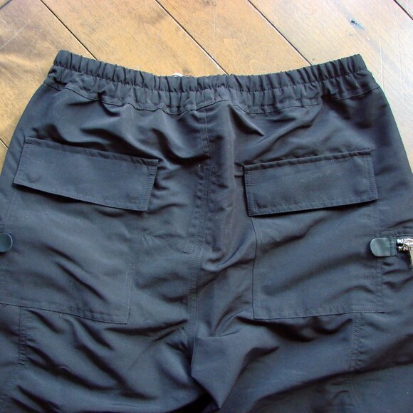 Rick Owens Black Zip Cargo Joggers Pants Tecuatl Size 32 - 38 50 Italy NEW NWT - Picture 14 of 16